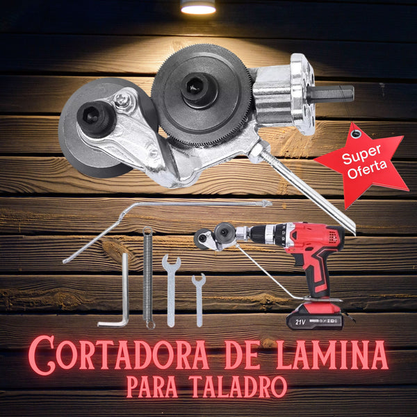 Cortadora de Lámina para Taladro: ¡Corta con Precisión y Seguridad! 🛠️✂️